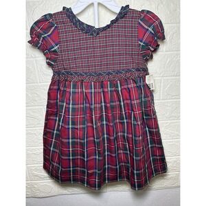 Nwt 2 Piece 24 months Chaps plaid dress outfit‎